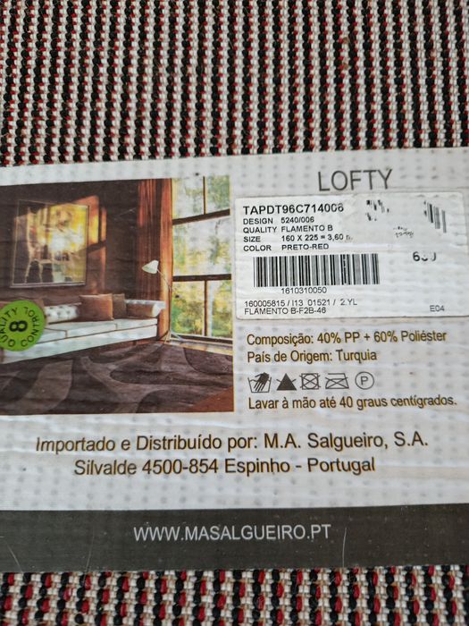 Tapete sala tricolor