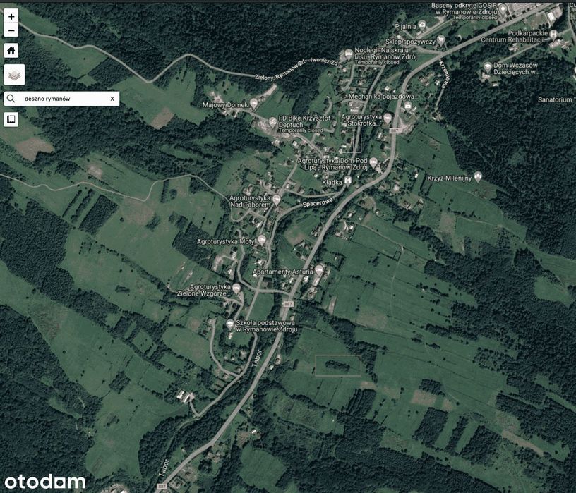 Rymanów Zdrój - Deszno, działka rolna / inwestycyjna