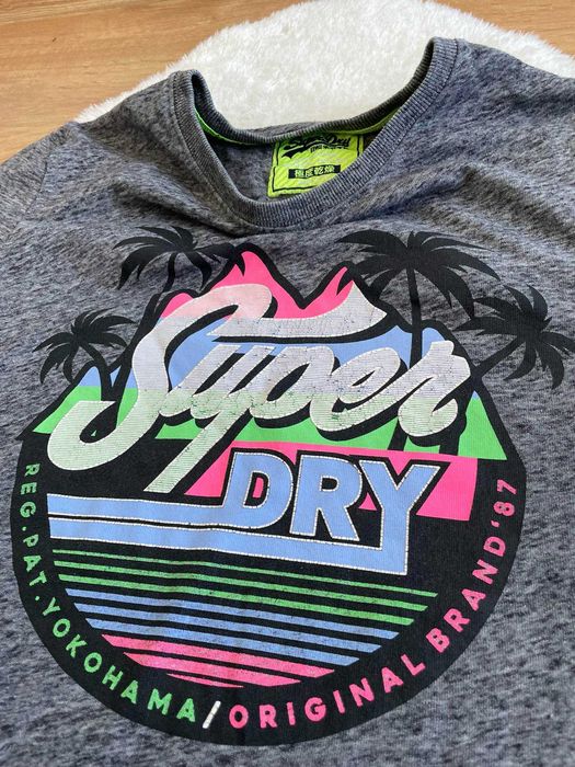 SuperDry koszulka t-shirt xl szara