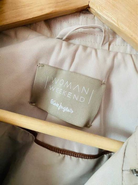 Impermeável bege tipo trench | Novo | Veste M/38