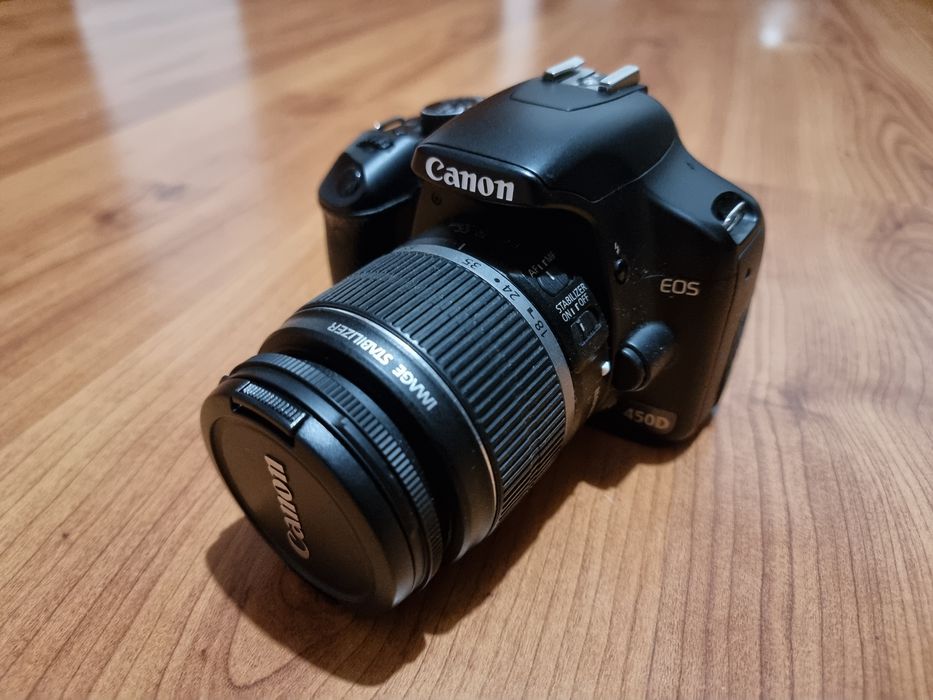 Vendo Canon 450d com objectiva 18-55mm