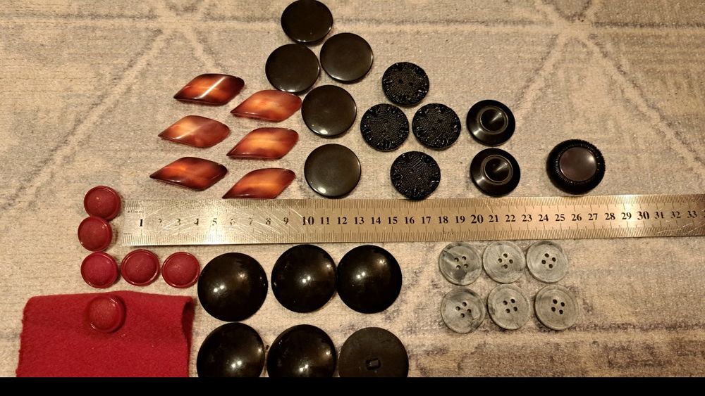 Ґудзики для пальто набір