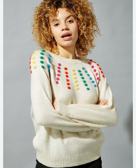 Теплый свитер на М новый