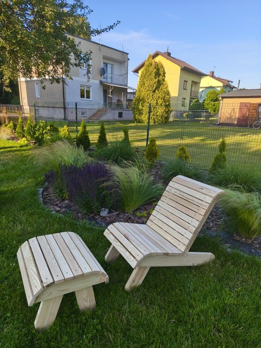 Fotel leżak ogrodowy