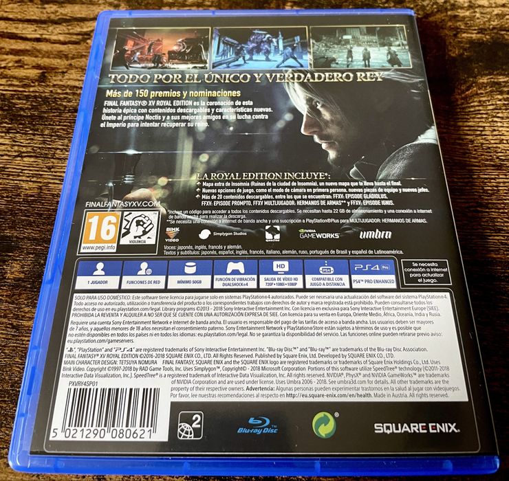 Final Fantasy XV 15 Royal Edition