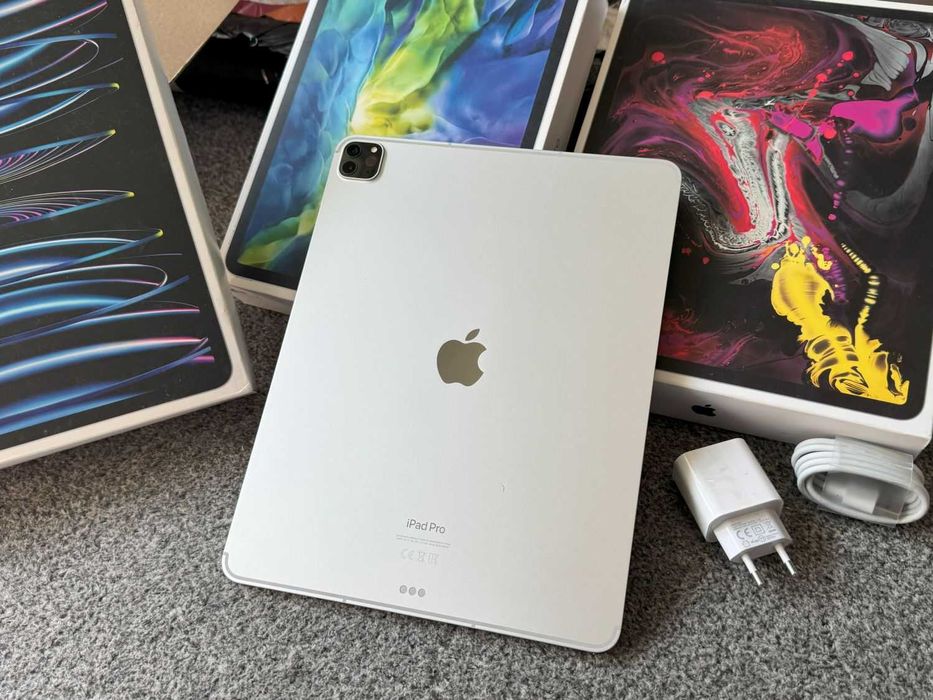 iPad Pro 12.9 13 6 GENERACJA M2 256GB Wifi SilverCellular 5G Bat99%