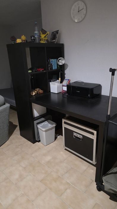 Móvel kallax com secretaria