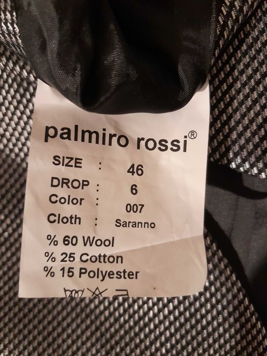 marynarka Palmiro Rossi/ pepitka roz. 46 (wełna 60%)