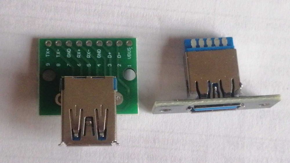 разъем USB-A 3.0 мама 9pin