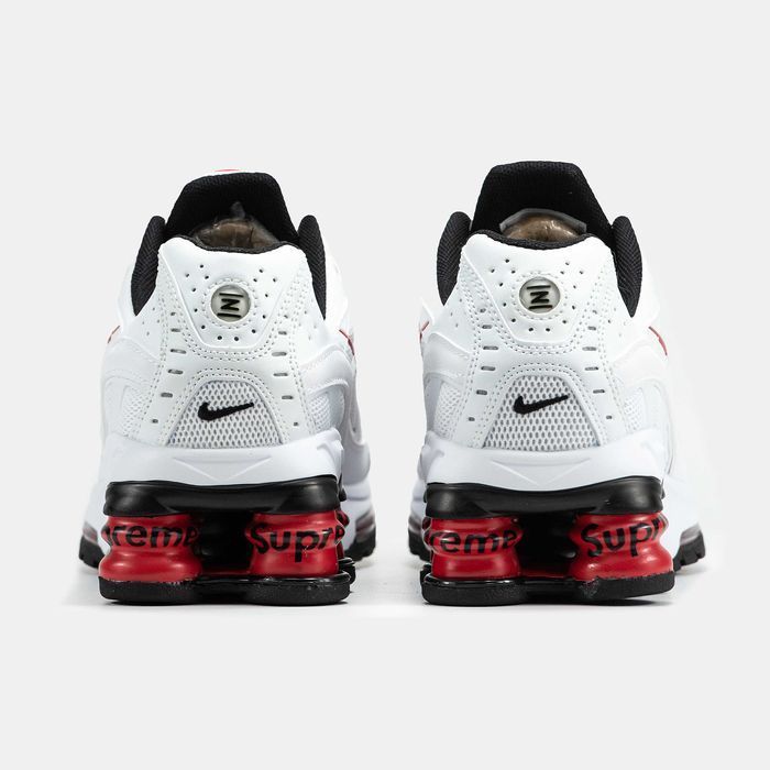 Мужские кроссовки Nike Shox Ride 2 SP x Supreme White&Red. 40-45