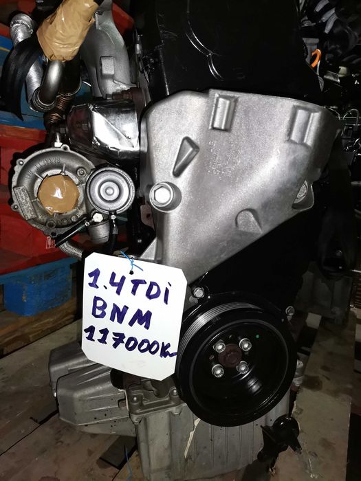 MOTOR 1.4 TDI REF BNM, COM GARANTIA.
