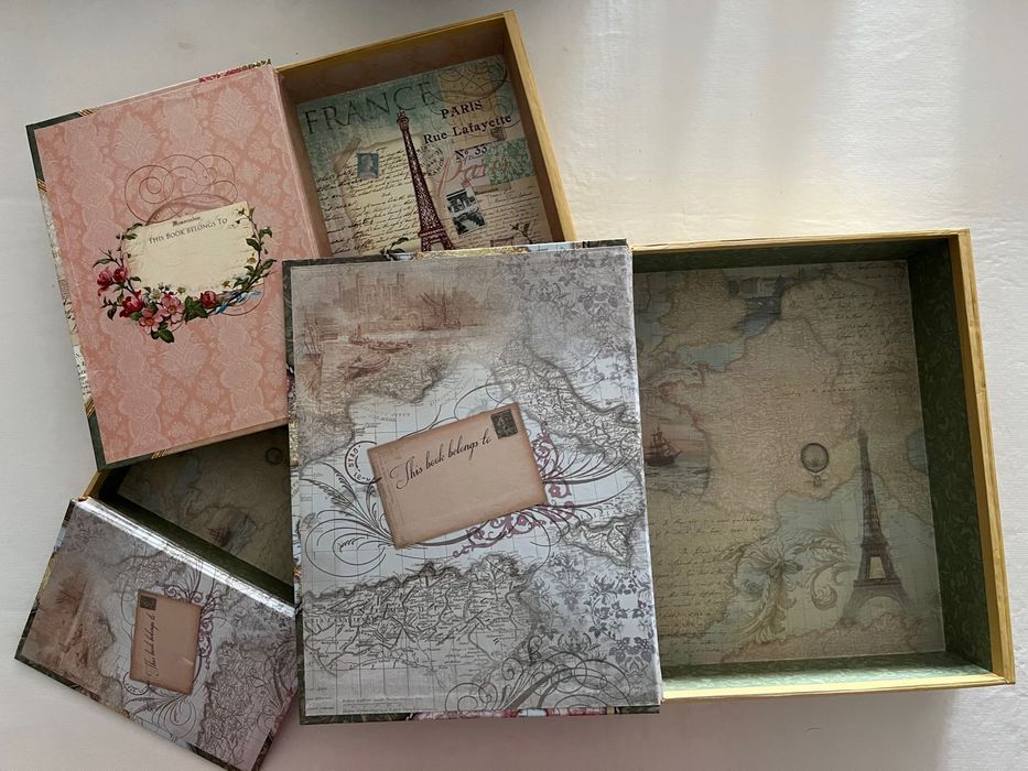 Conjunto de Caixas de decoração - Livro
