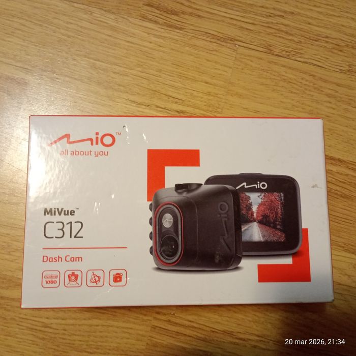 Mio MiVue C312 64GB  kamera, wideorejestrator samochodowy zestaw.