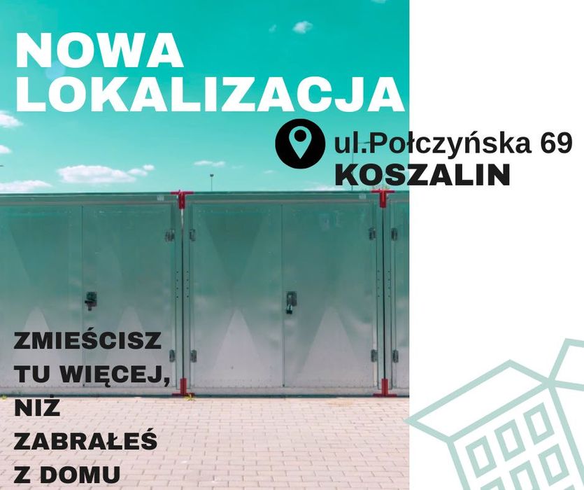 Garaż Wynajem monitoring, 24/7| Citybox24.pl |ul. Połczyńska Koszalin