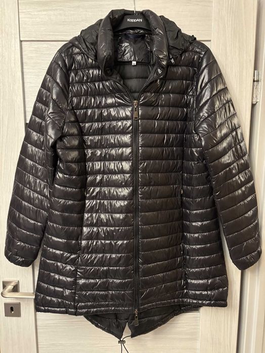 Kurtka damska wiosenna czarna, płaszczyk, rozmiar 46