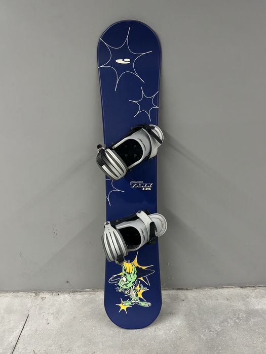 Prancha de snowboard crianca com fixações  – 135 cm
