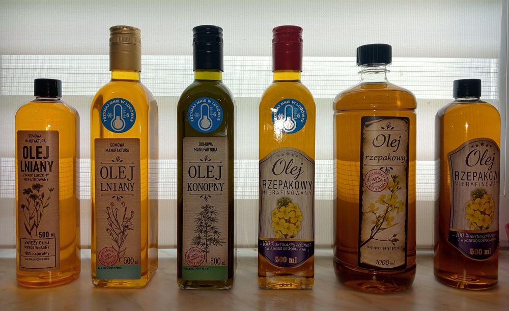 Oleje z własnych nasion - sezon 2026..