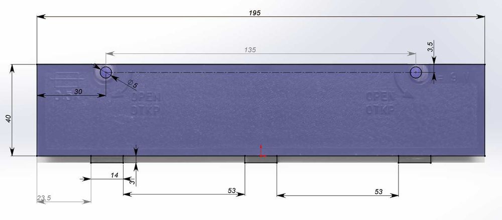 Stl модель крышки Океан 209