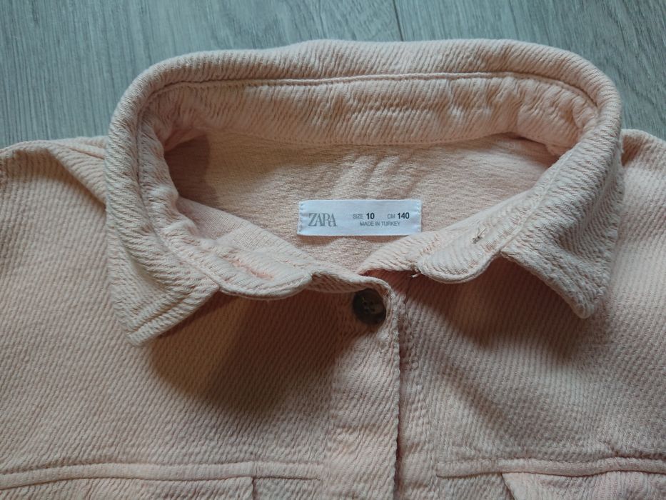Koszula rozpinana sztruksowa Zara r. 140
