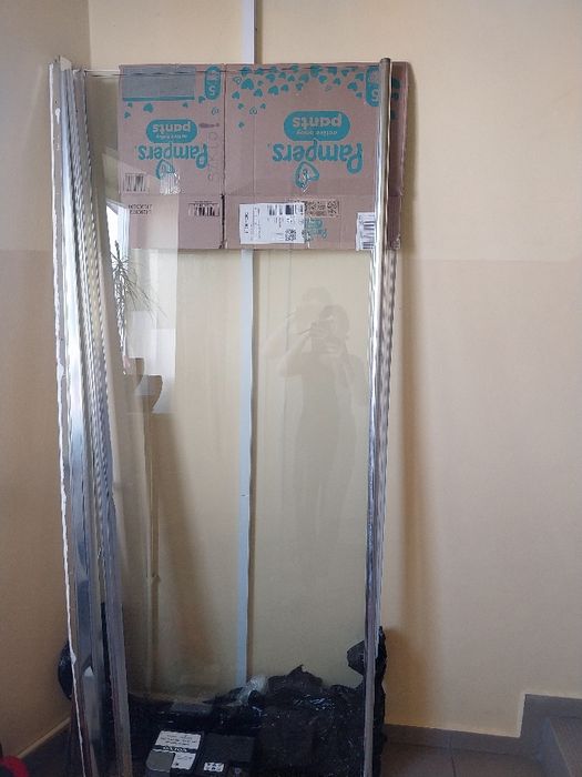 Drzwi prysznicowe kerra szklane + listwy Rezerwacja