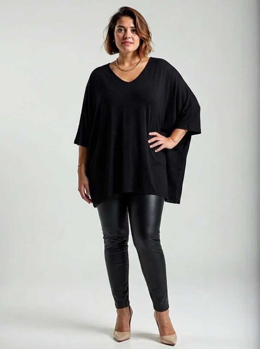 bluzka plus size bawełna oversize sze 200