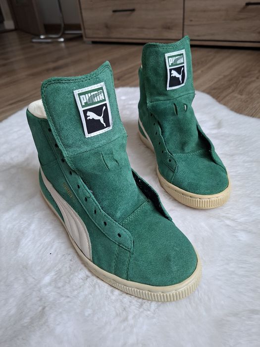 Wysokie zielone sneakersy Puma 38 adidasy