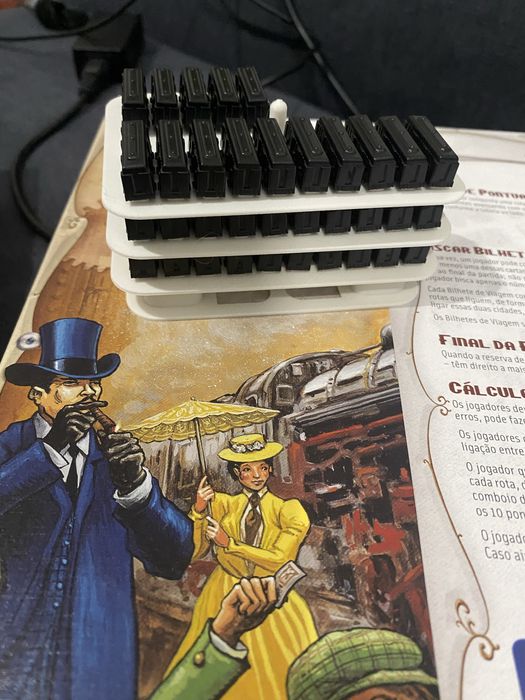 Ticket to ride com inserts 3D