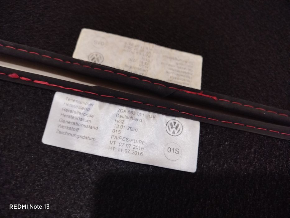 Tapetes  Originais VW T-Roc/Audi A3 8V- usados
