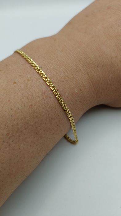 Złota Bransoletka Mona Lisa 18cm Pr.585 Nowa Zapraszamy