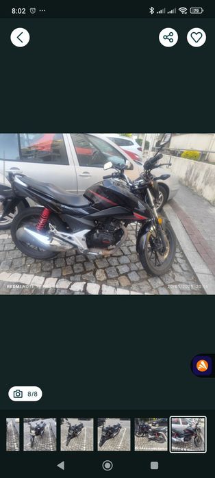 Mota Cb125 f ótimo estado