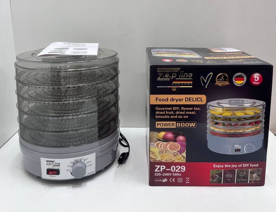 Сушарка дегідратор для овочів фруктів та грибів