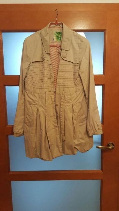 Płaszczyk beżowy Cropp XL