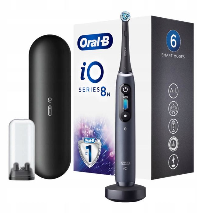 Szczoteczka elektryczna magnetyczna do zębów Oral-B iO Series 8N czarna