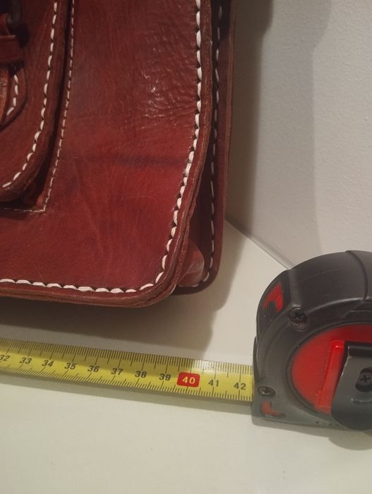 Bolsa em couro pasta