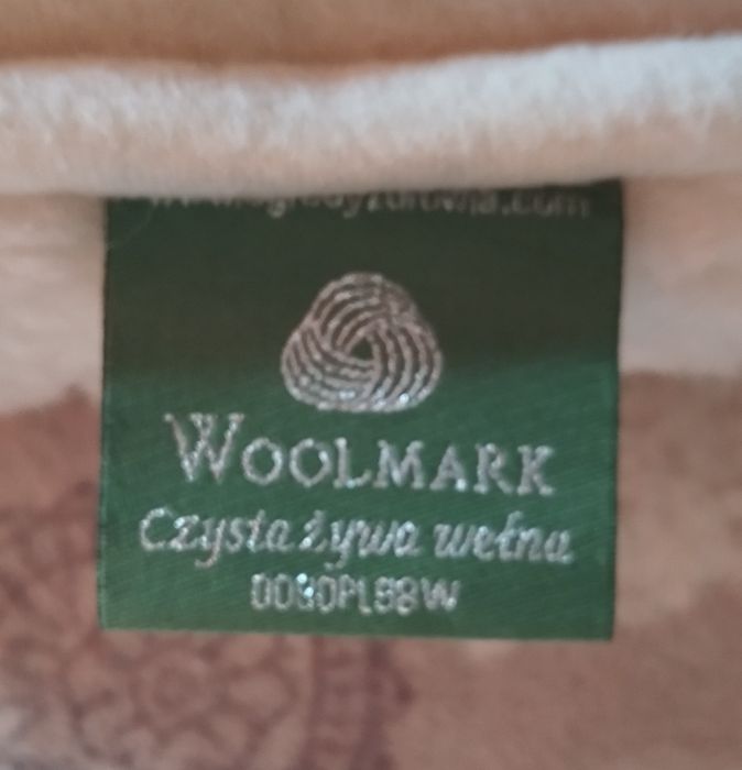 Poduszka wełniana z certyfikatem Woolmark