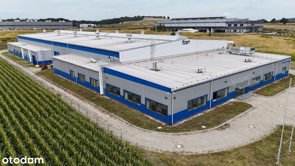 Zakład produkcyjny 4 180 m², 2 ha, trafostacja, 18 min od A4