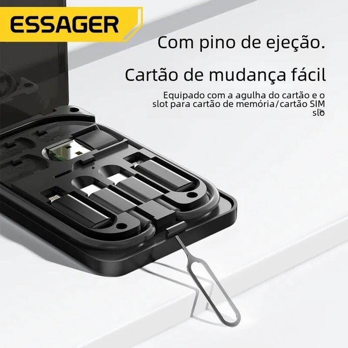 Carregador universal para iPhone e Samsung