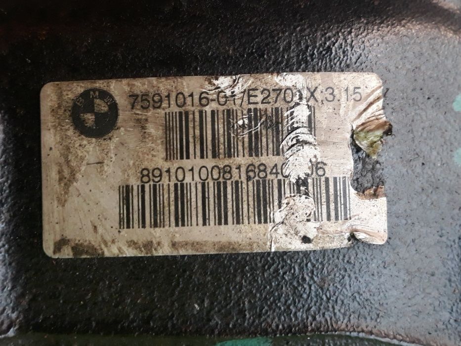 Dyfer Dyferencjał Tył BMW 320D E90 , E91 2010r 3.15