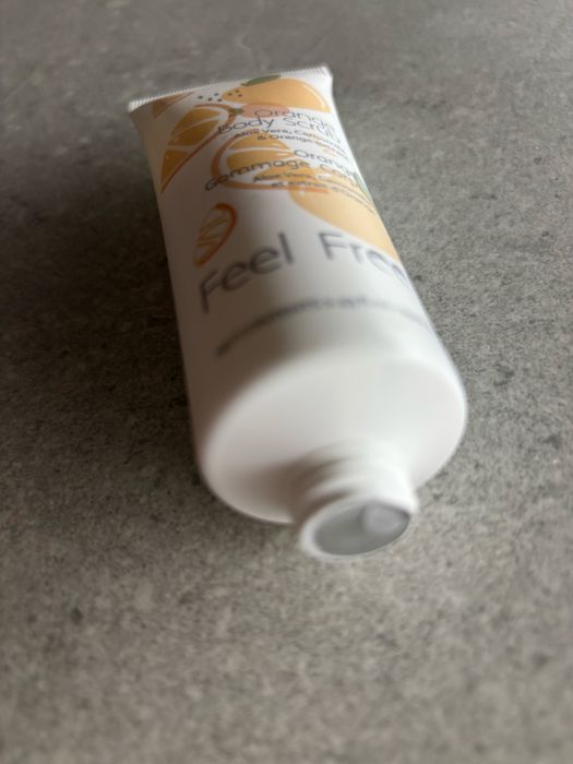 Feel free orange scrub