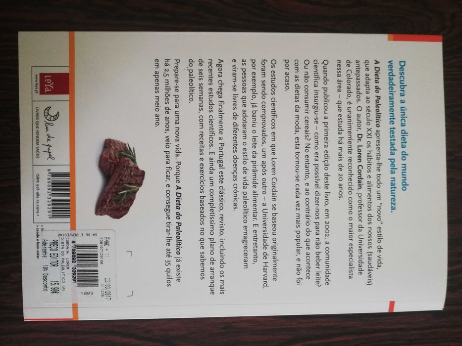 A Dieta do Paleolítico, de Loren Cordain