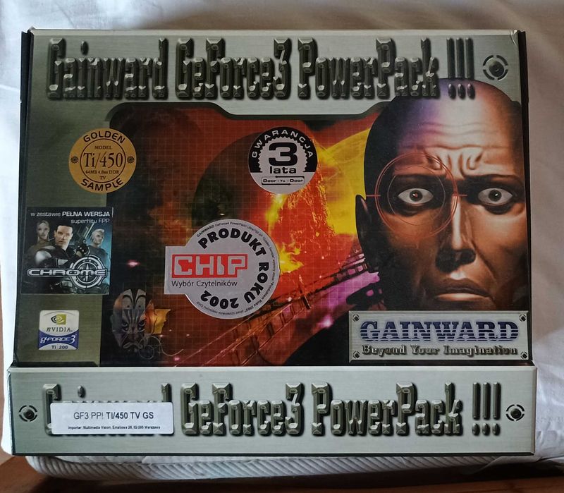 Rarytas karta graficzna Gainward Geforce 3 Ti 200 64MB Golden Sample