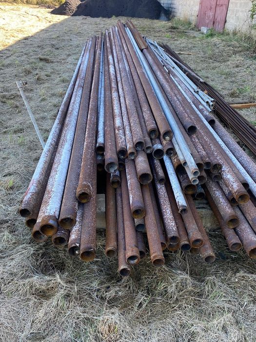 Rury Metalowe na słupki ogrodzenie stalowe