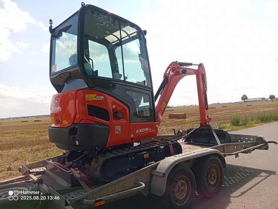Usługi minikoparką KUBOTA 2025r