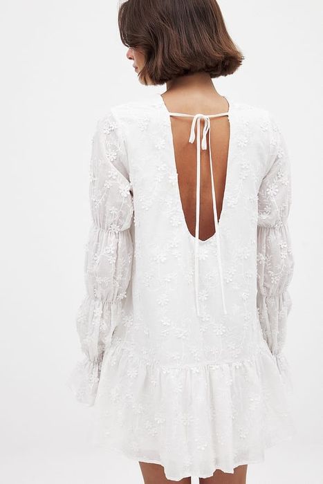 Сукня з вишитими квітами NA-KD