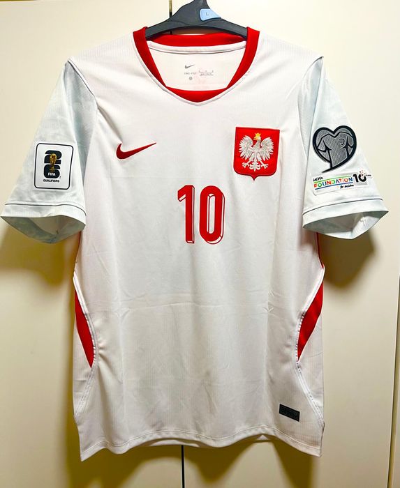 Koszulka Polska Zieliński #10 Reprezentacja Biała 2026