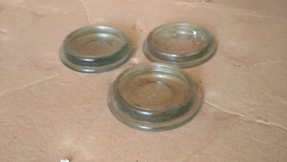 Стеклянные крышки на банку пр СССР
