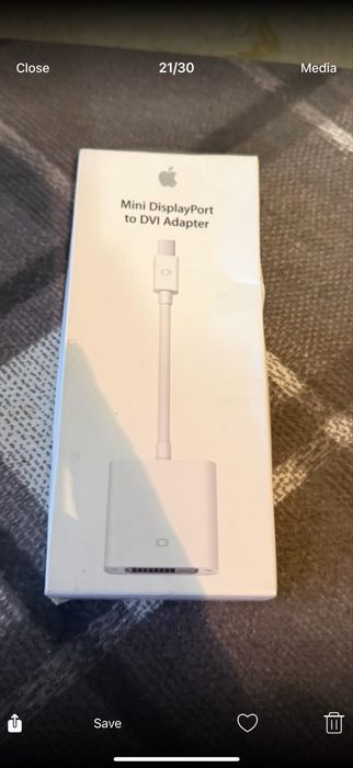 Оригинальный Apple Mini DisplayPort → DVI адаптер