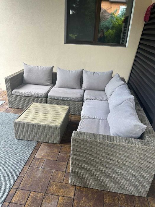 Комплект меблів для відпочинку RAVNDRUP 5м натура