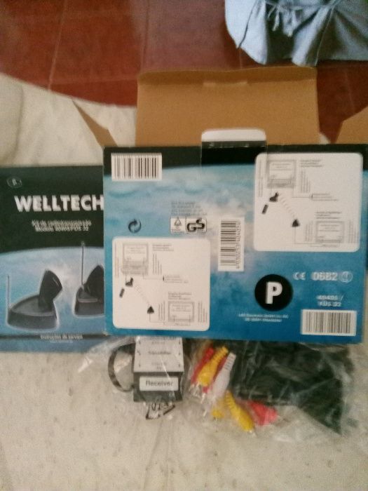 Pela melhor oferta Kit Welltech Wireless Audio /Video+IR 2.4 Ghz