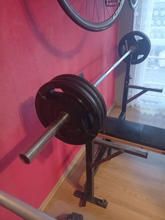 Gryf olimpijski 220cm 20kg
